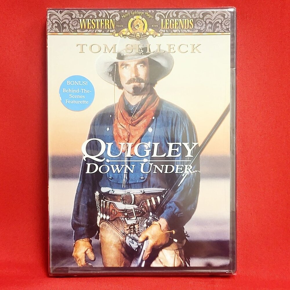 Quigley Down Under Tom Selleck DVD 2001 Western Legends New Sealed